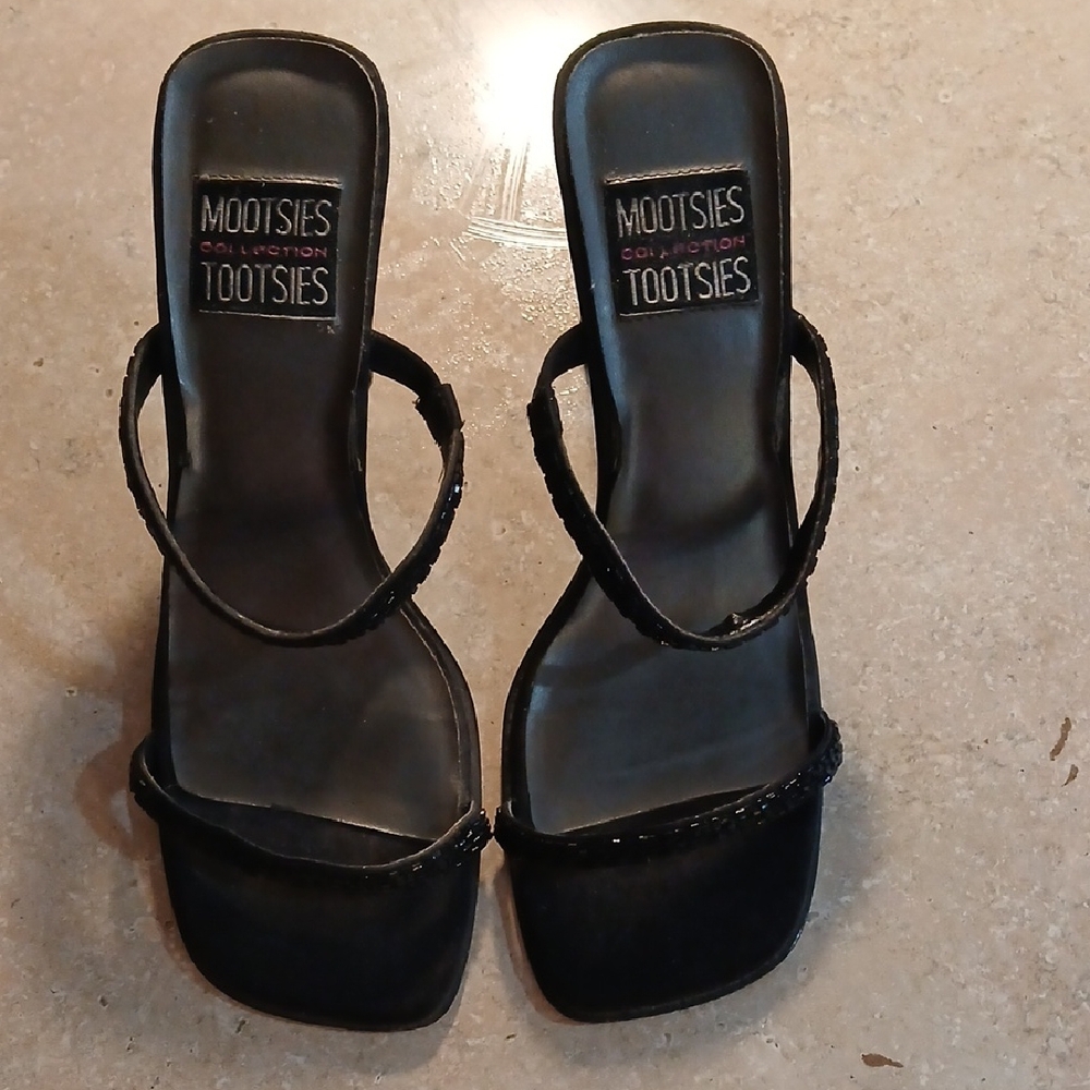 Mootsies Tootsies Elegant Black Heels Sz 8.5